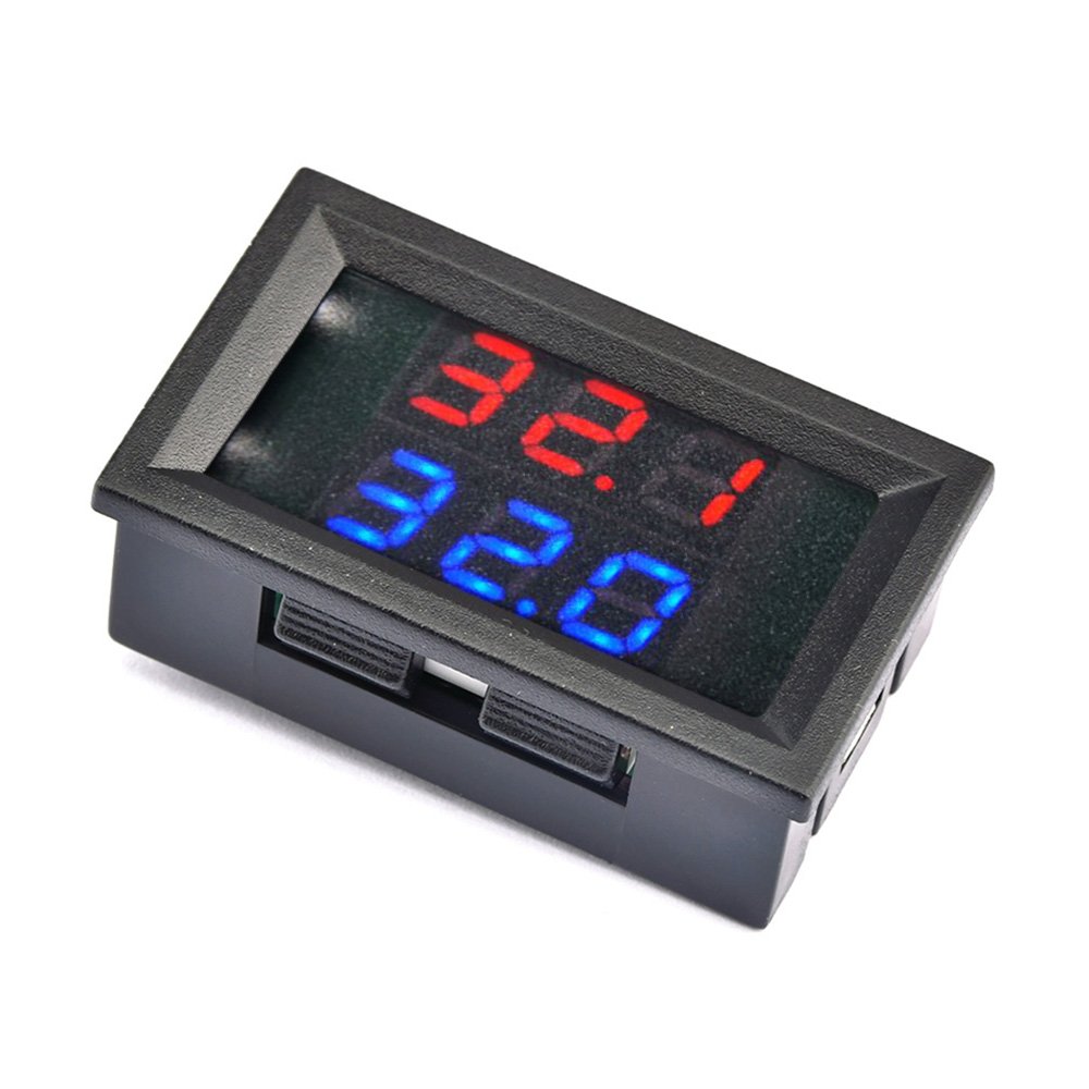 diymore Dual LED Digit Thermometer 2 NTC 10K Thermostat Sensor Probe DC 4-28V Temperature Monitor Tester for Car Indoor Detector