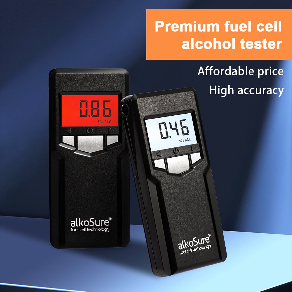 Highest accuracy breathalyser Fuel cell alcohol tester Digital alcohol detector