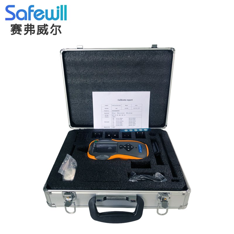 Safewill Wholesale Pump Multi Gas Tester 6-in-1 CO/CO2/O2/H2S/VOC/CH4 Gas Analyzer NH3 GAS Leakage Detector