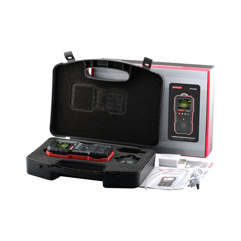 WINTACT WT8806 Carbon monoxide monitor meter handheld Carbon Monoxide Analyzer rechargeable industrial CE, RoHS, FCC