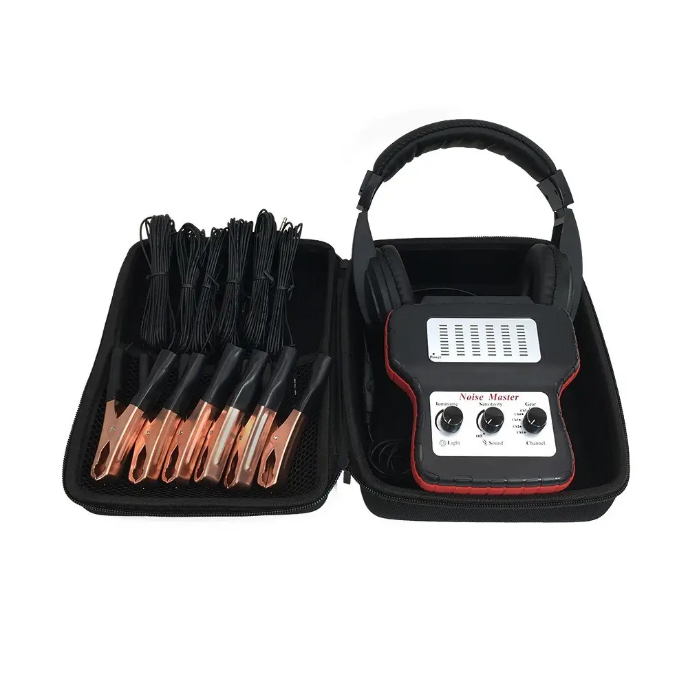 Car Noise Detector Six-channel Car Noise Detector Cylinder Stethoscope Engine Cylinder/Chassis Noise Tester Diagnostic Tool