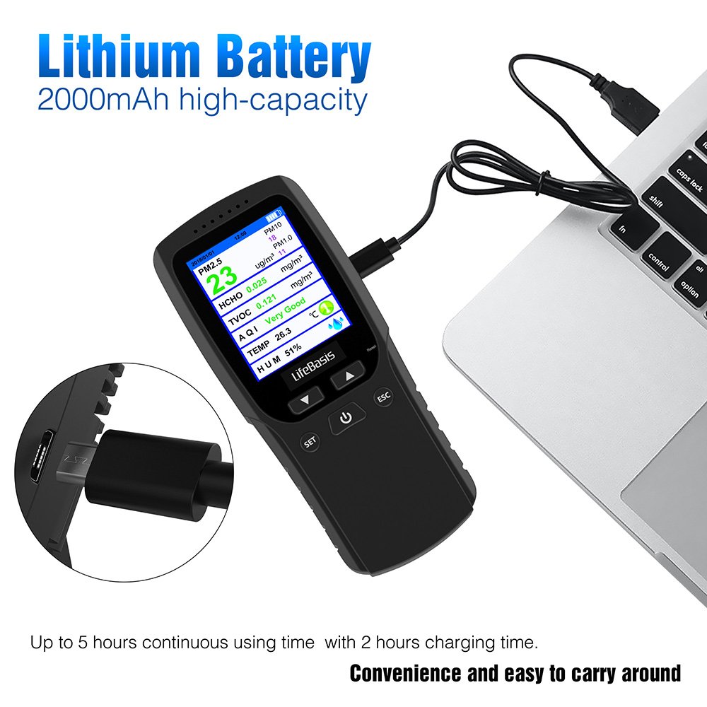 Air quality detector smart indoor PM2.5 monitor