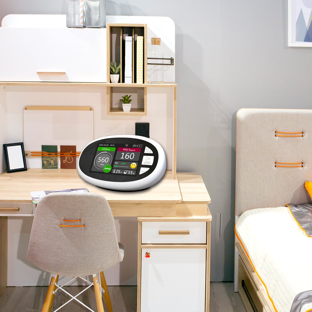 Analyzer Gas PM2.5 PM10 Monitor Detector CO2 controller Portable Air Tester Air Quality Tuya Wifi CO2 Sensor Meter