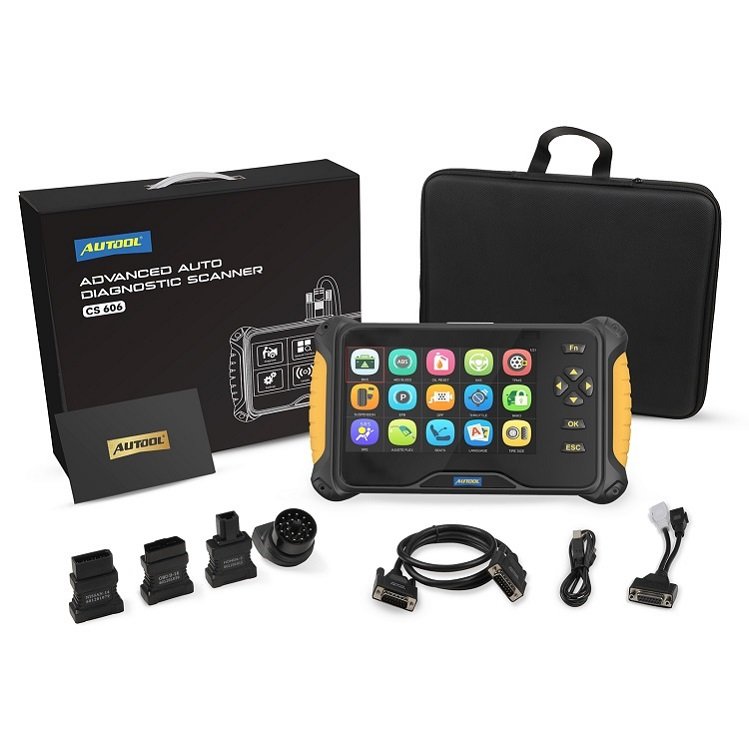 3 Years Warranty Autool Cs606 Multi-Language Clear Code Reader Full System Car Scanner Diagnostic Tool
