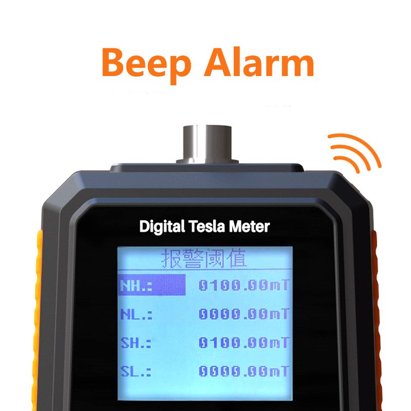 Hot Sale digital Tesla meter magnetic detector magnetic field tester magnetic meter level 5 accuracy