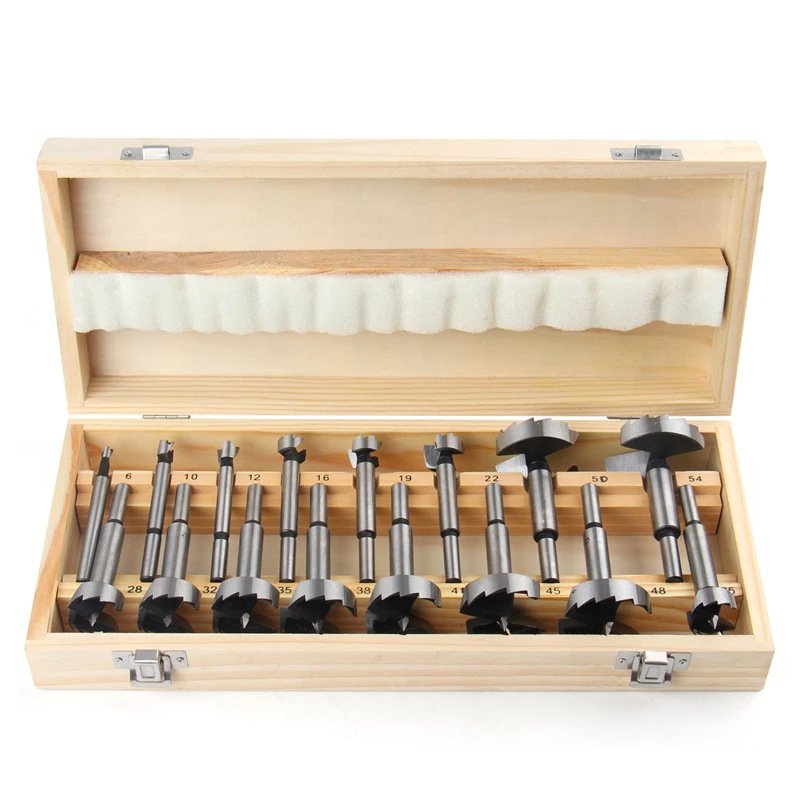 15PCS High quality Forstner Drill Bit for Wood Drill bit sets 35mm Round Shank for woodworking