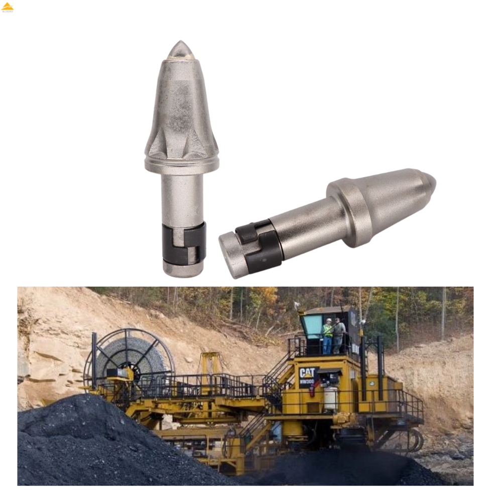 Mining Pick Teeth Tunnel Boring Machine Tools Part Crusher Pick Round Shank Miner Bit Coal Mining Cutting Tools