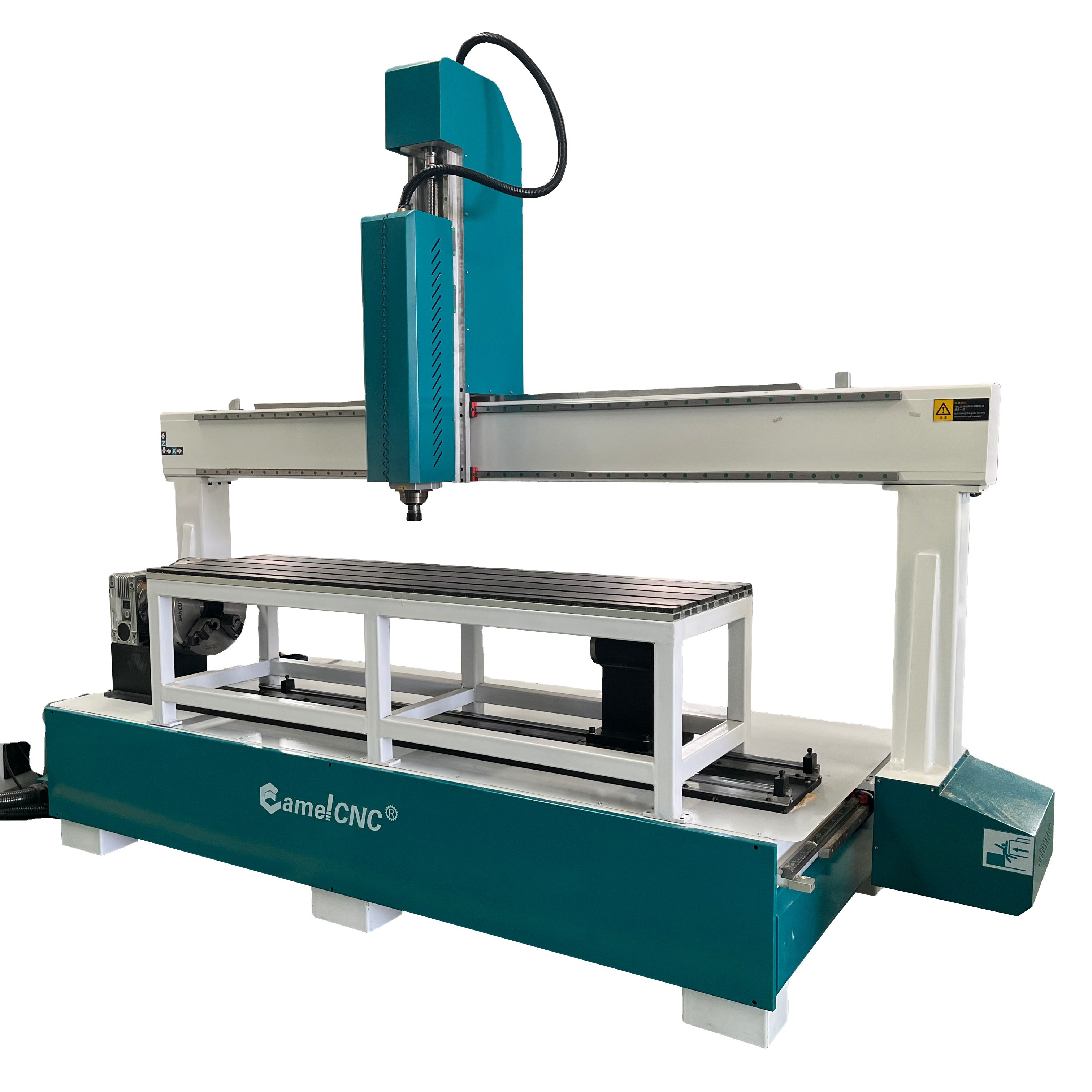 4 Axis 1650 500mm Rotary Cnc Router Cylinder boring And Milling Machine