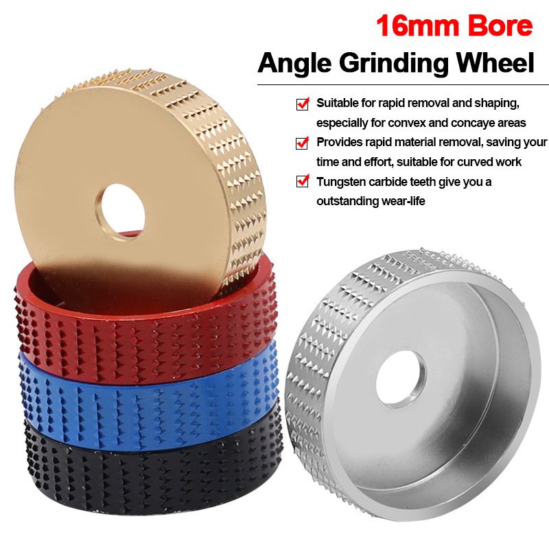 New Woodworking Grinding Polishing Wheel Bore Rotary Disc Sanding Wood Carving Tool Abrasive Disc Tools For Angle Grinder