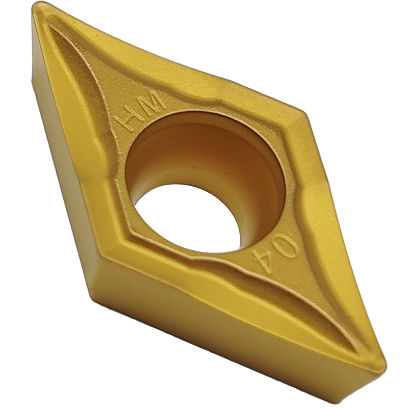 DCMT11T304 adopts chemically coated hard alloy turning boring steel parts with CNC inserts that can be rotated DCMT11T3