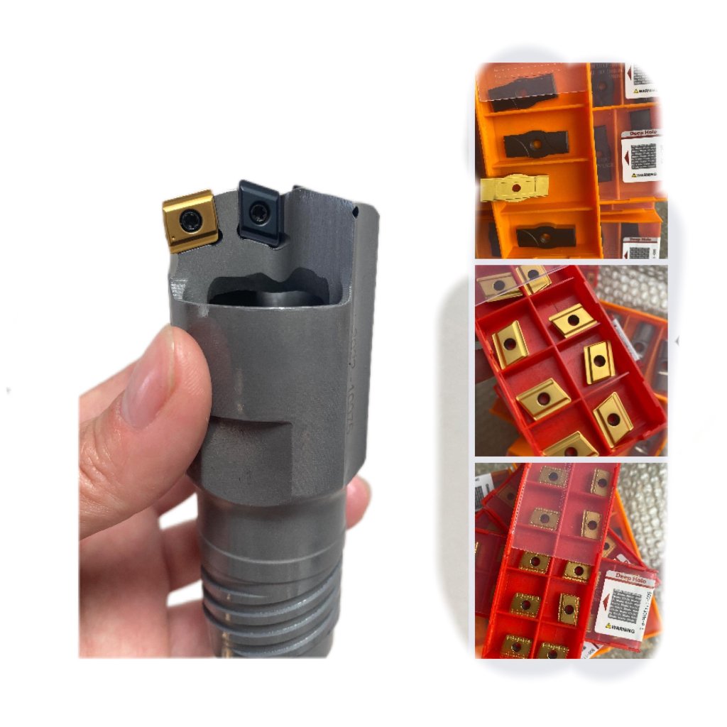 Indexable Carbide Inserts for Deep Hole Machining Corodrill 800series carbide insert BTA Drill Heads, solid carbide insert