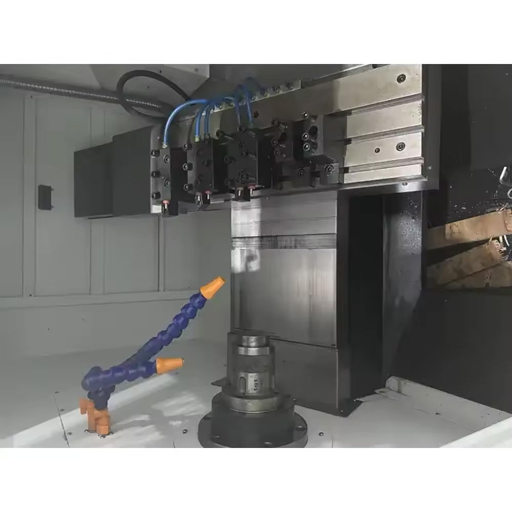 CNC Lathe Automatic Light Duty 2 Axis Metal Milling CNC Controller Lathe For Industrial