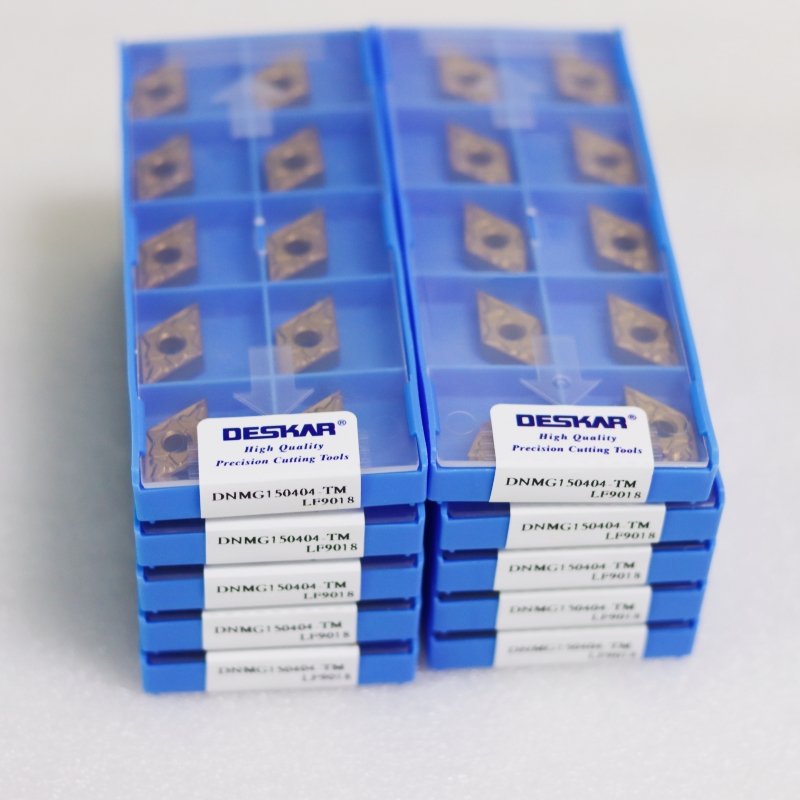 CNC Milling inserts carbide insert VBMT160404 MV LF6018 DNMG150404 TM LF9018 turning insert for DESKAR
