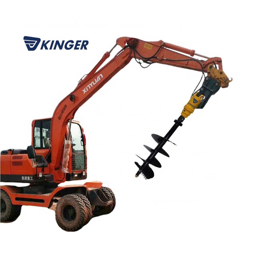 Hot Sale Hydraulic Earth Auger Post Hole Digger Hydraulic Auger Drive With Drill For Hole Drilling