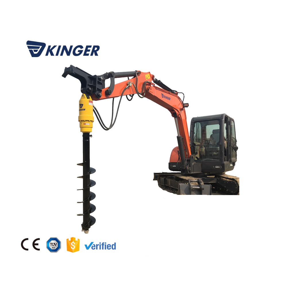 Hot Sale Hydraulic Earth Auger Post Hole Digger Hydraulic Auger Drive With Drill For Hole Drilling