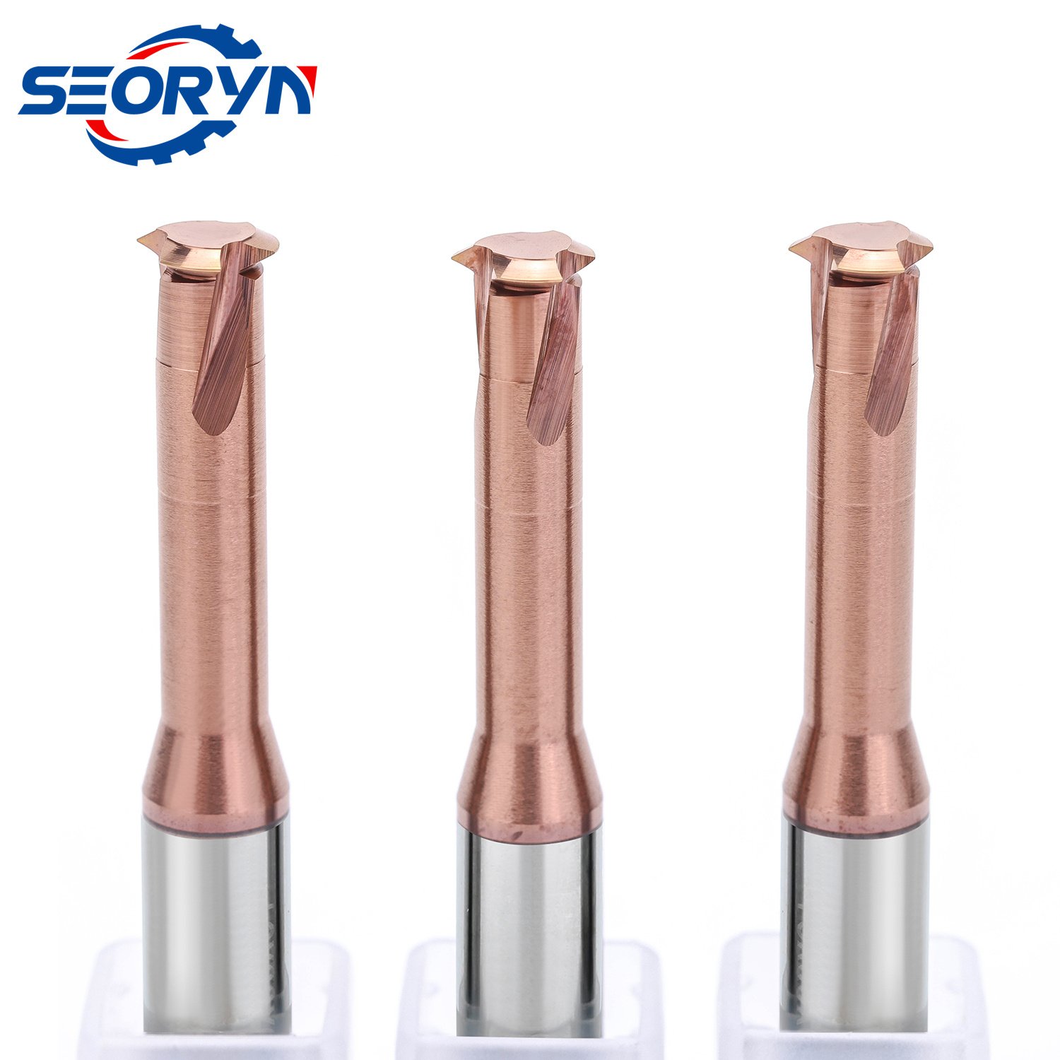 OEM/ODM CNC Cutting Tool Cylindrical Turning / Bore Machining Solid Carbide Threading End Mill