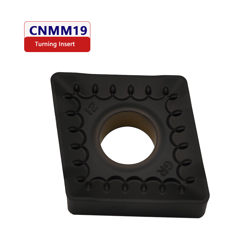 CNMM190612 adopts chemically coated hard alloy turning boring steel parts with CNC inserts that can be rotated CNMM1906