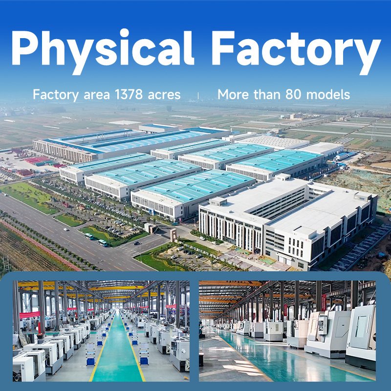 65mm spindle bore 8 tool station turret 2 axis slant bed cnc lathe machine TCK50G