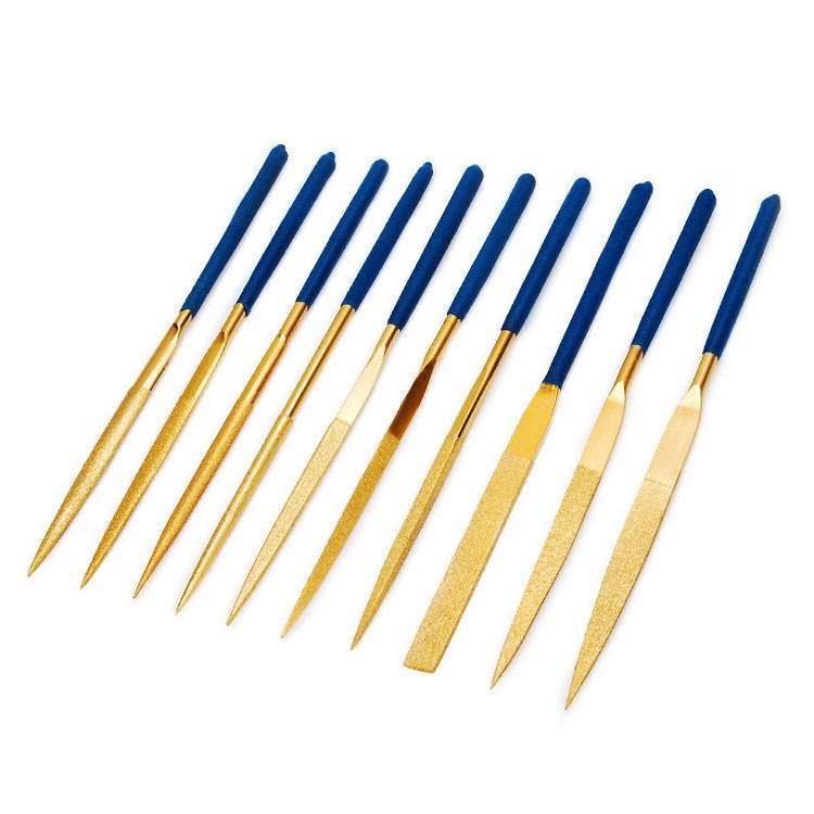 AutoErizo Electroplated Diamond Hand Files Polishing Tools for Jewelry Cutter Grinder Construction polishing Deburring Tools