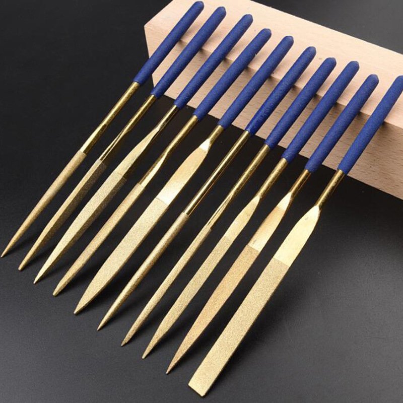AutoErizo Electroplated Diamond Hand Files Polishing Tools for Jewelry Cutter Grinder Construction polishing Deburring Tools