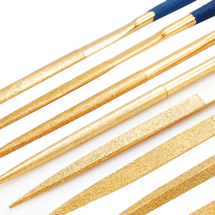 AutoErizo Electroplated Diamond Hand Files Polishing Tools for Jewelry Cutter Grinder Construction polishing Deburring Tools