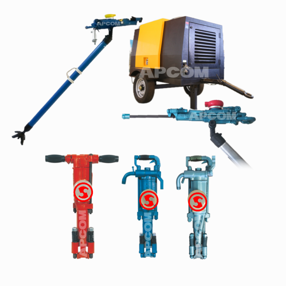 APCOM Y19 Y20 YT20 YT24 Y26 Y28 Y18 YT23 YT 28 YT29A Mining Air Pick Hand Held jack hammer manual pneumatic Rock Drill Machine