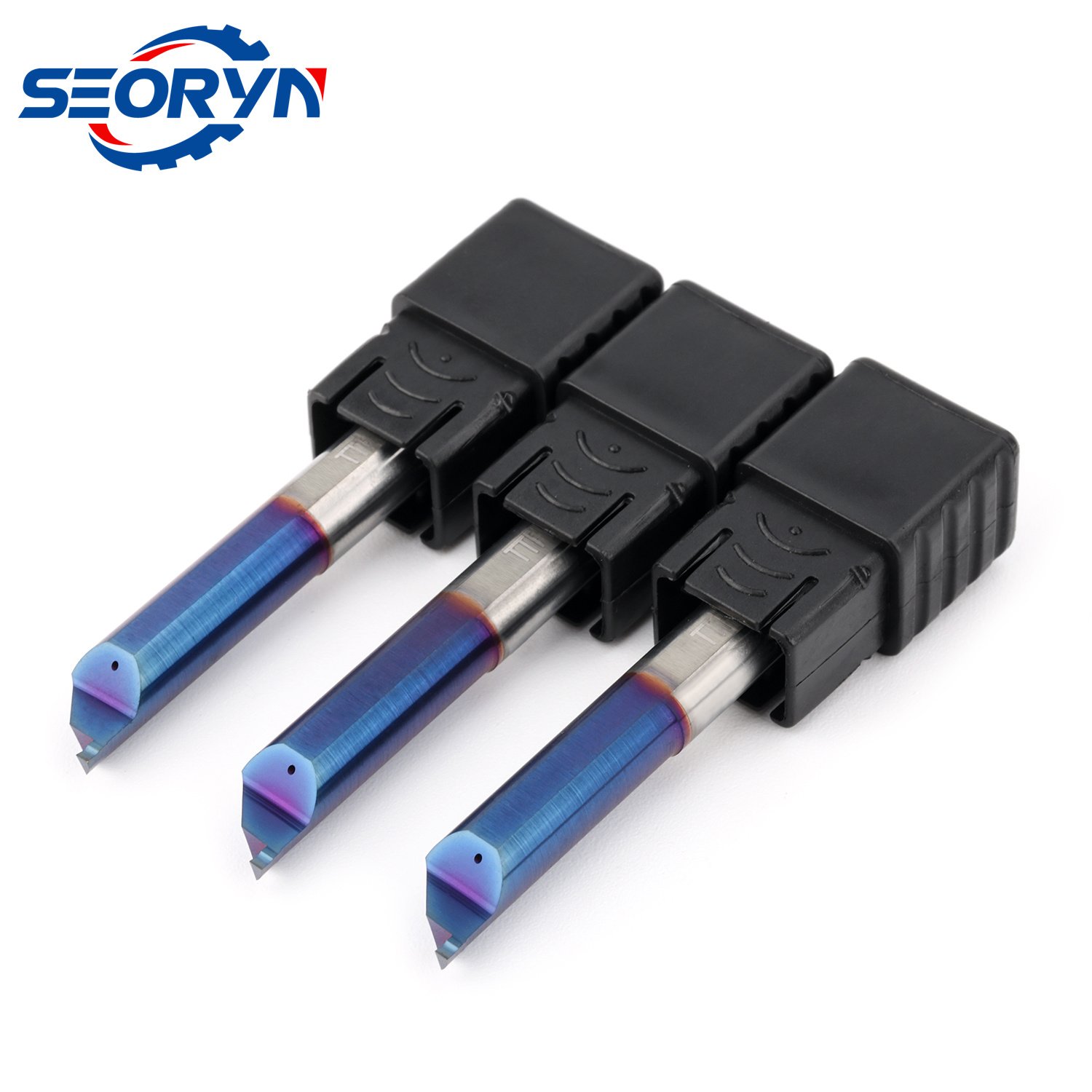 Senyo Mfr Series Bluenano Coated CNC Boring Mill Tungsten Steel End Mill Carbide Boring Milling Cutters for Lathe Machine