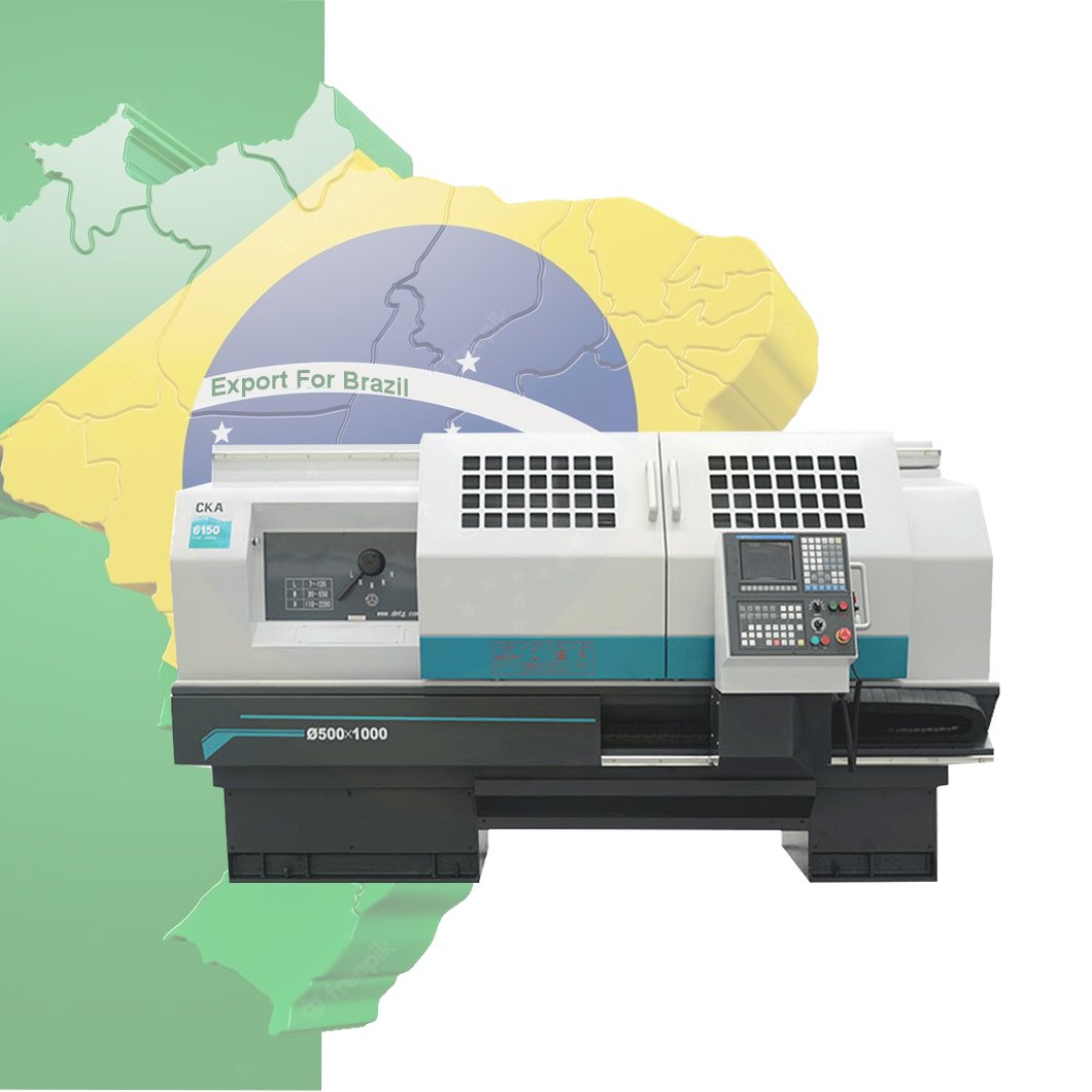 DMTG CK6150 Flat Bed CNC Lathe Machinery 6 Position Revolver Head Metal Turning Torno Horizontal CNC Lathe