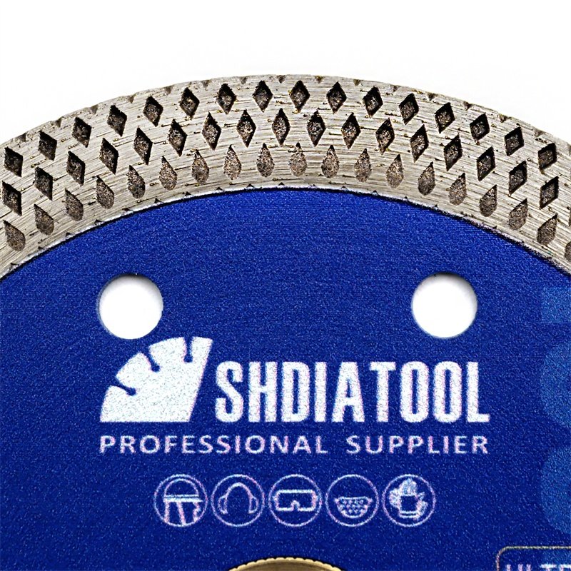 Diameter 4''/4.5''/5" Sintered Superthin Mesh Diamond Cutting Disc Wheel Diamond Tool Turbo Diamond Saw Blade for Marble Granite