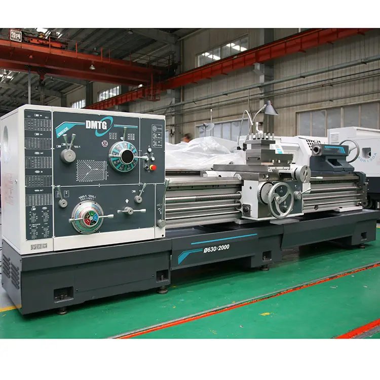 Manual Lathe DMTG 315mm 400mm chuck 6m Manual Lathe oil Gun steady rest construction machinery parts Flat Bed Turning Torno