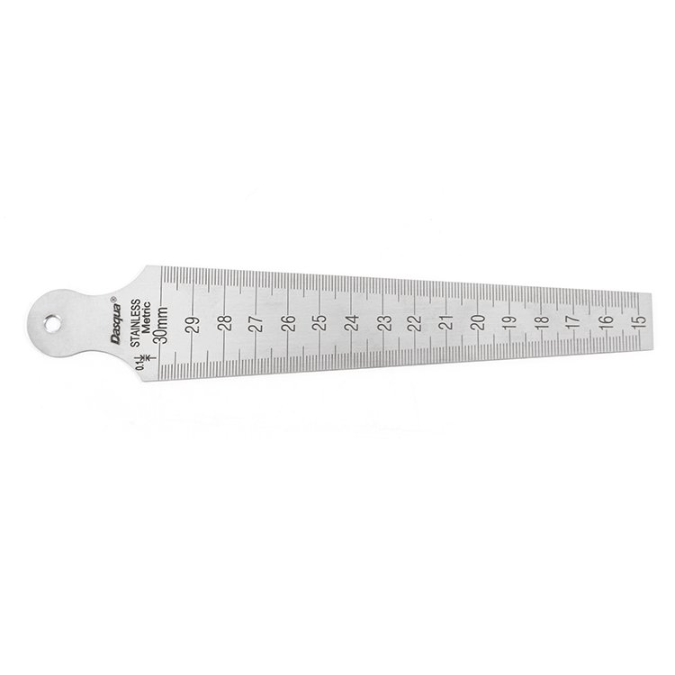 Dasqua 15-30mm Satin Chrome Finish Stainless Taper Gauge Measuring Tools Taper Bore Gauge