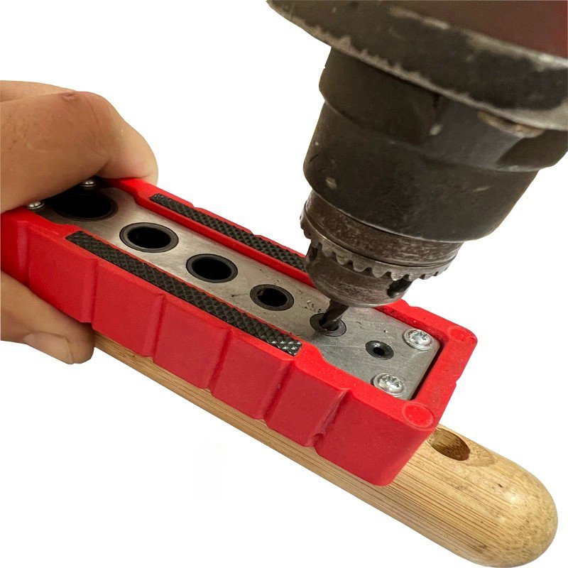 Pocket Punch Self--Centering Wood Dowel Woodworking Punch Directional Drilling Locator Positioning Tool Drilling Locator