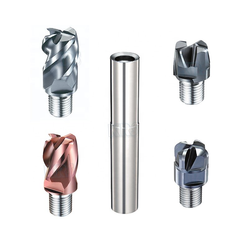 High anti vibration Tungsten carbide tapper shank solid screwed boring bars for milling machine X-WHEX-120100