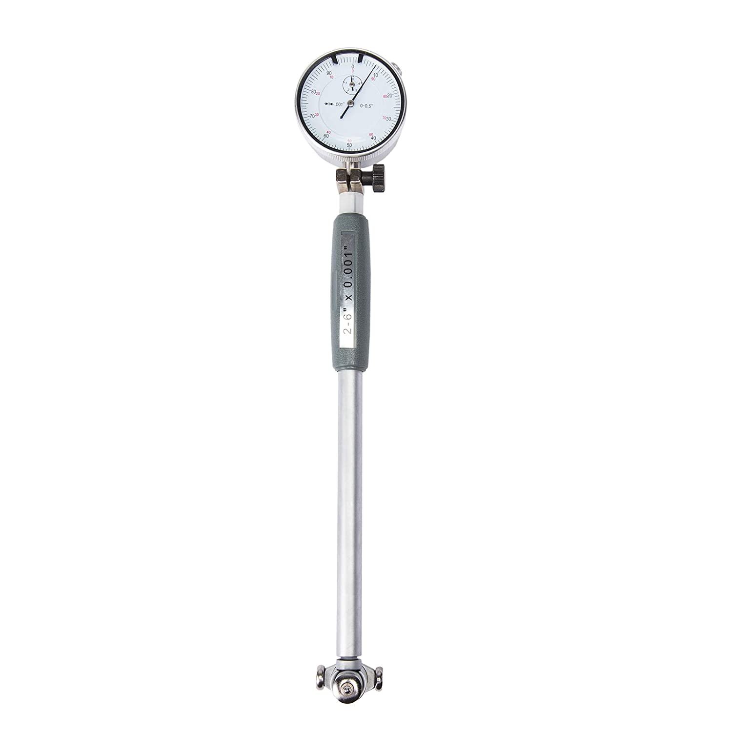2"-6" Range 0.001" Gauge Stem Length 6'' Cylinder Dial Indicator Bore Gage with Carbide anvils