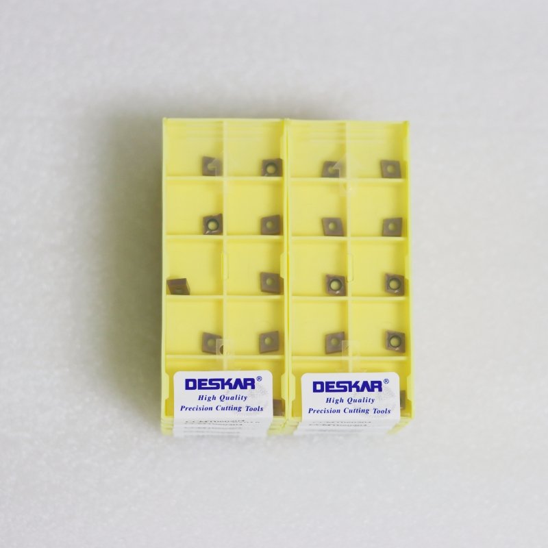 CNC Milling inserts carbide insert CCMT 060204 LF6018 turning insert for DESKAR