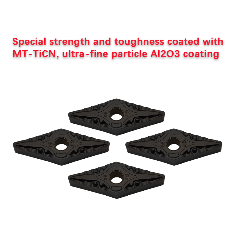 VNMG160408 adopts chemically coated hard alloy turning boring steel parts with CNC inserts that can be rotated VNMG1604