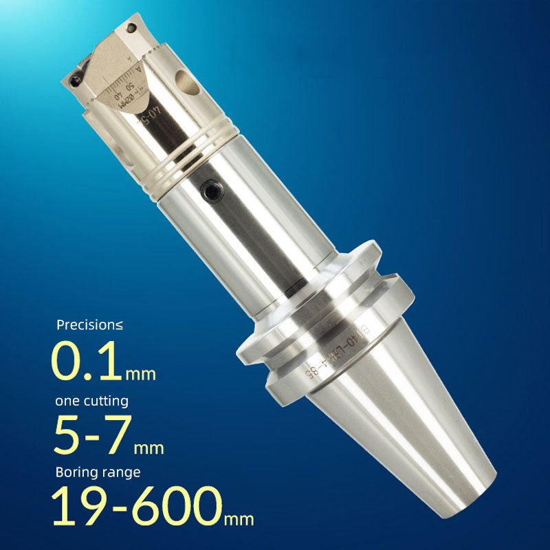 Boring Head Shank CNC Tools Machining Center Double Edge Rough Boring Tool Sawtooth Reinforced Adjustable Boring Head Set