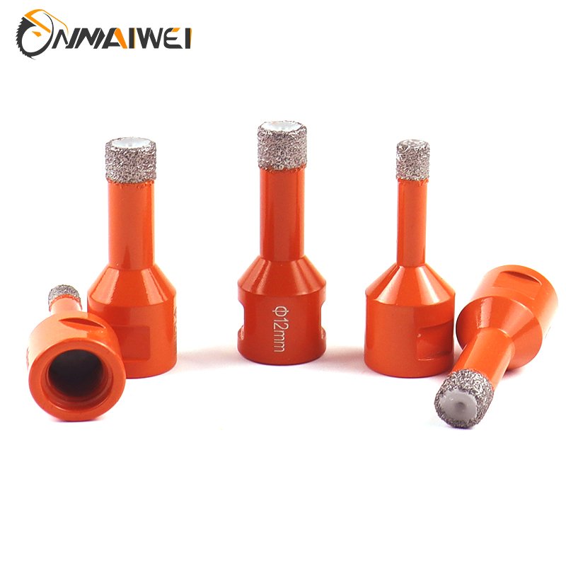 6 MM -68MM M14 Thread Vacuum Brazed Core Drill bits hole saw Drilling cutter Diamond drill bit for Porcelain tile Marble