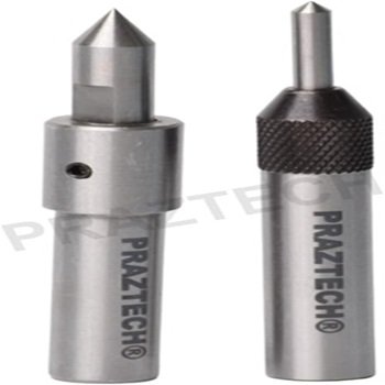 Set of 2 Spring Center Tap Guide Tool to Align Tap for threading Lathe Mill Jig Bore | Precise | Hardened Alloy Steel Made |