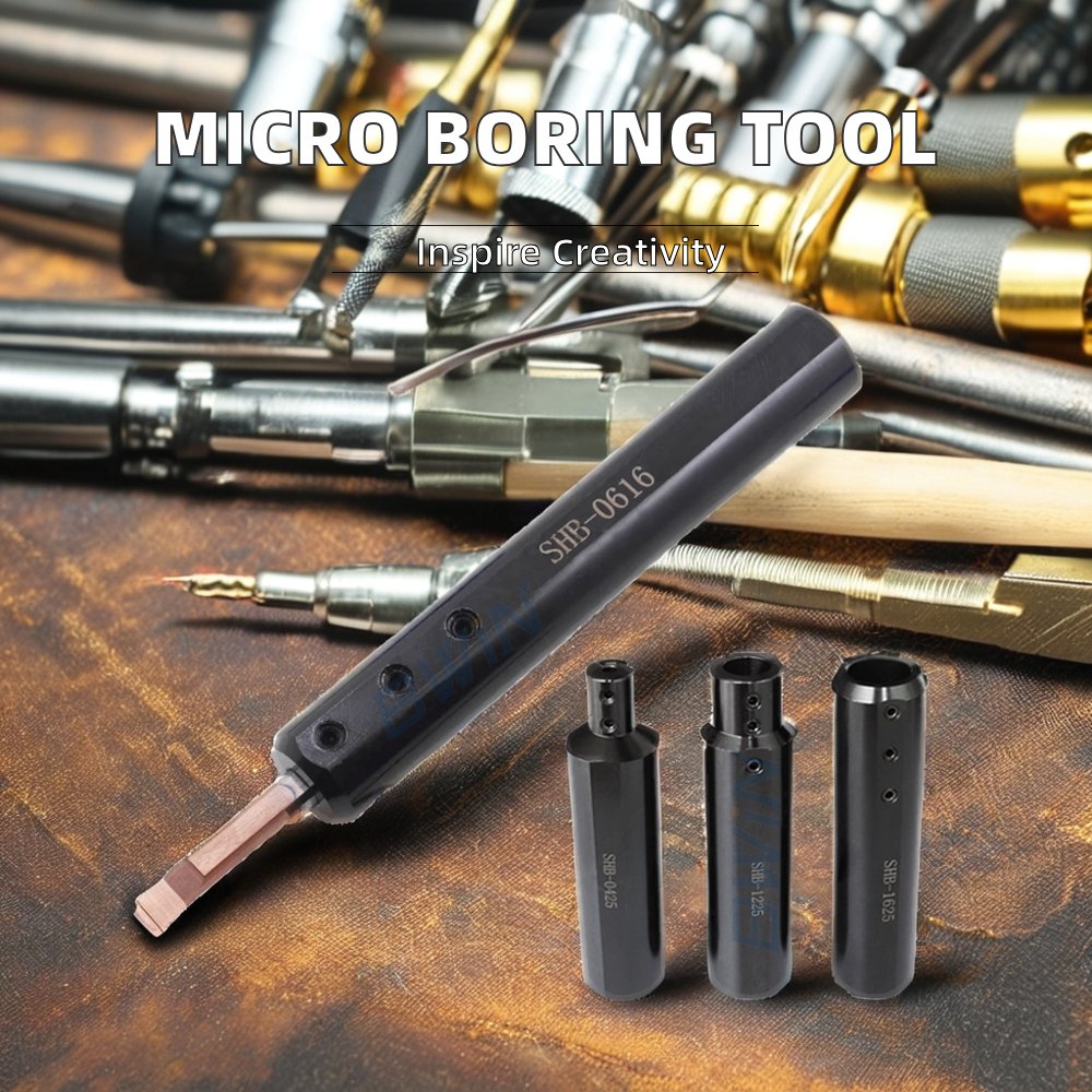 Small Diameter Stainless Steel Boring Tool with Tungsten Steel MTR 3 Micro Turning Tool Inner Hole Tool Holder