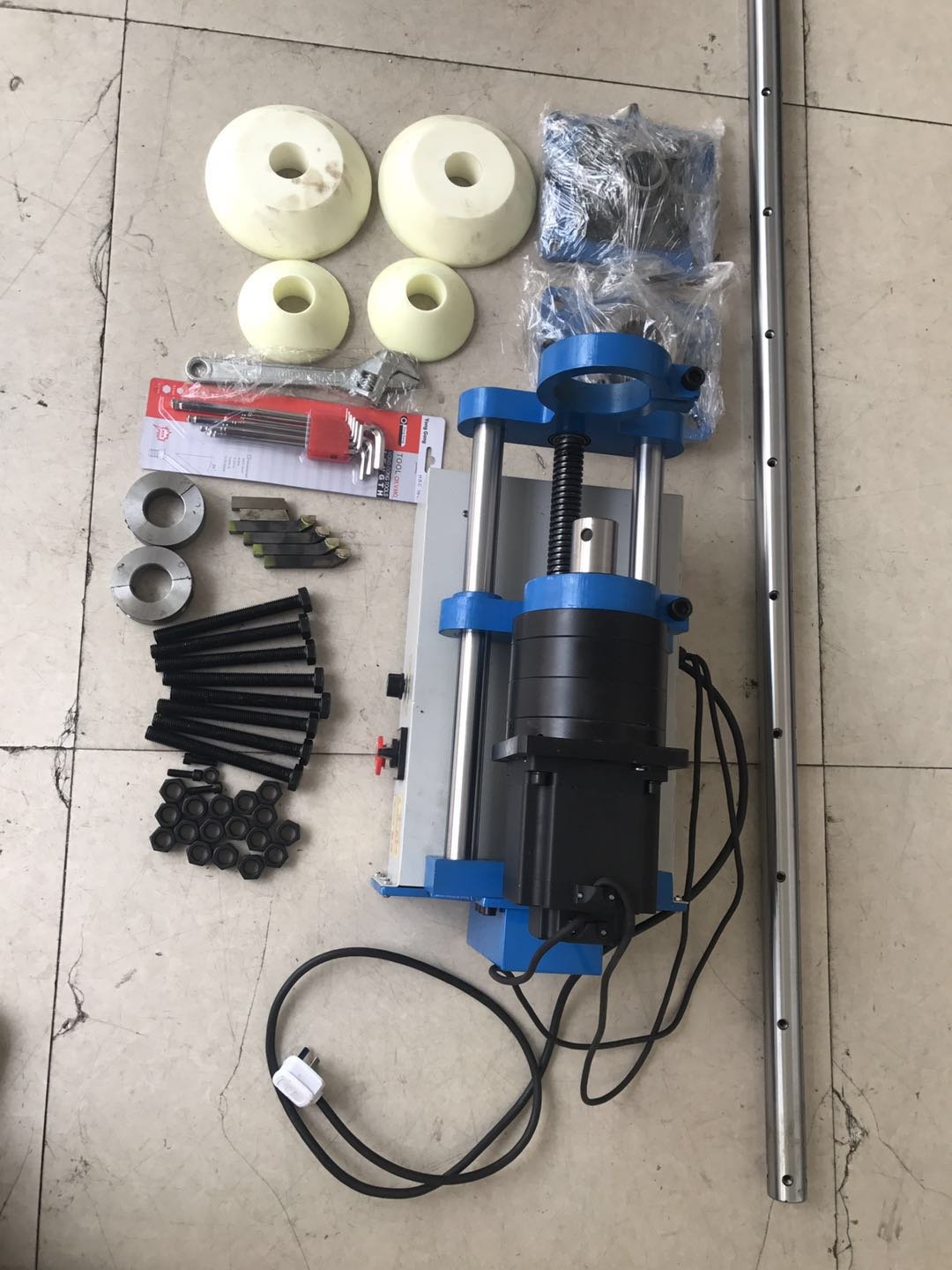 Free Shipping High Quality Low Budget Mobile Portable Minor portable Line Boring Machine for Excavator Digger