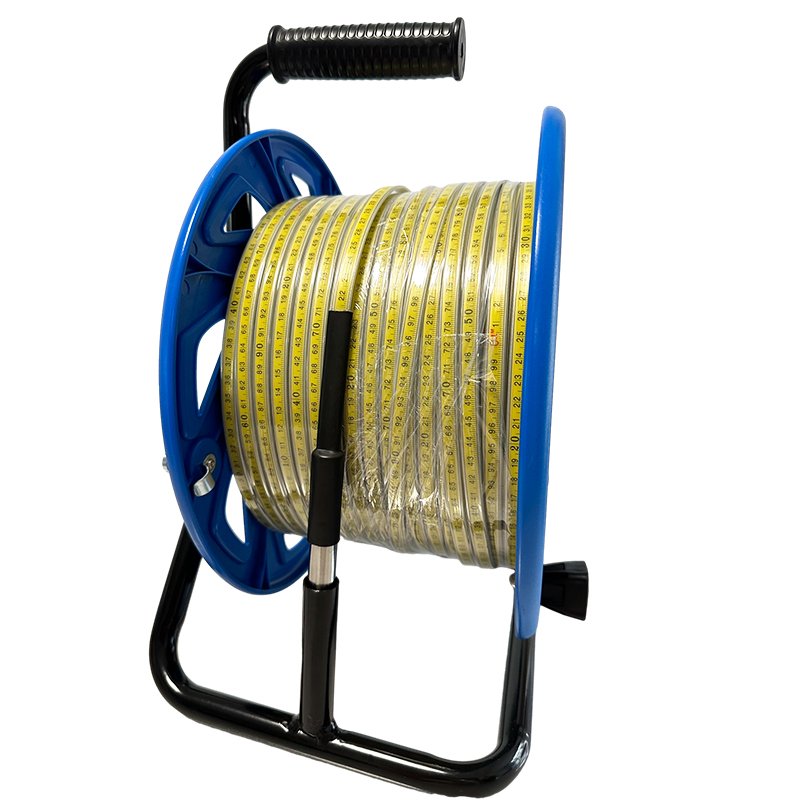 Water Level Gauge Measuring 200m ABS Blue Winch Water Level Meter Borehole Inspection Equipment China Supplier Wholesales Price