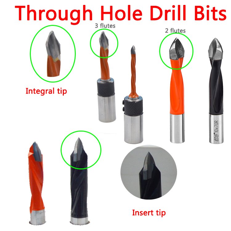 Dehuai Tool Factory Wholesale Through Hole Blind Hole Drill Bit Supplier Customized Hinge Drill Bit Manufacturer