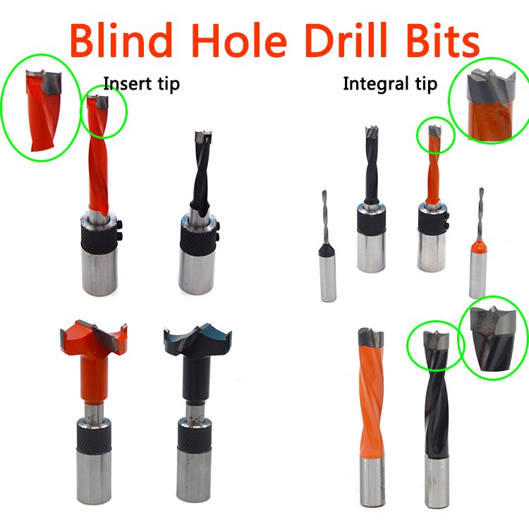 Dehuai Tool Factory Wholesale Through Hole Blind Hole Drill Bit Supplier Customized Hinge Drill Bit Manufacturer