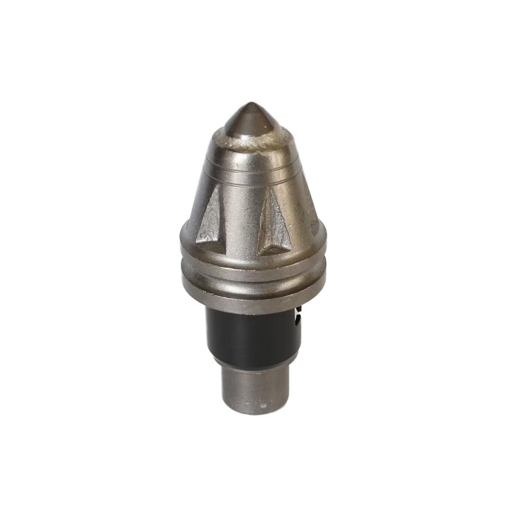Foundation Round Shank Conical Boring Cutter Pick Boring Bit