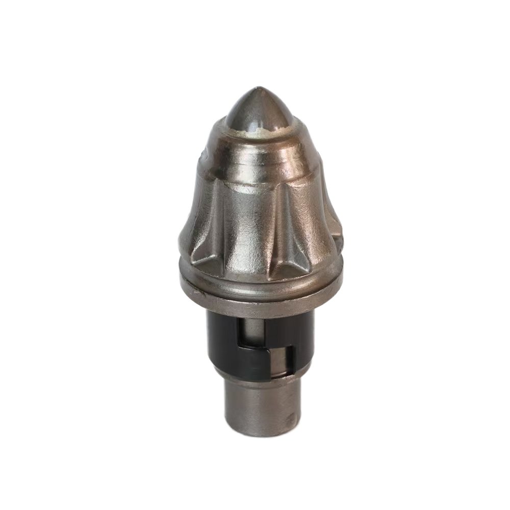 Foundation Round Shank Conical Boring Cutter Pick Boring Bit