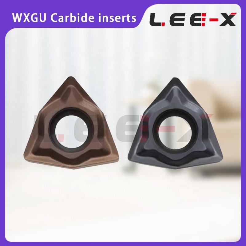 LEE-X WXGU Small inner hole Carbide Inserts WXGU040304 WXGU040306 Steel parts stainless steel cast iron for CNC machine tool