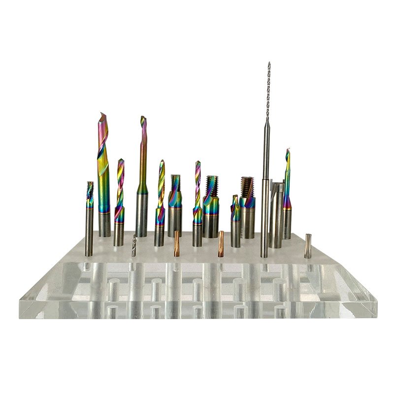 Small tungsten carbide micro groove cutting tool with circular handle and internal hook tool for separating cast iron