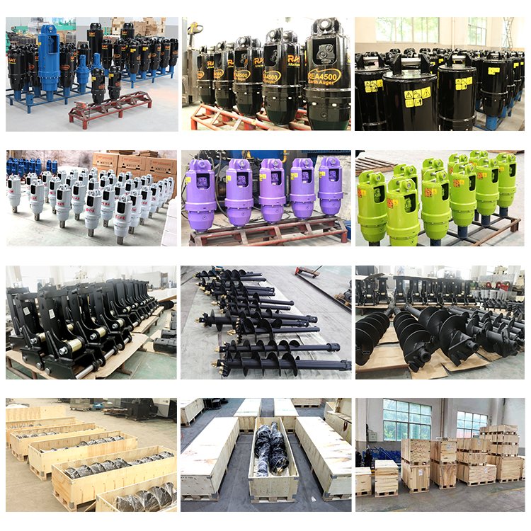 RAY Factory Ground Drill Earth Auger, Earth Soil Auger Drill, Earth Drill Excavator