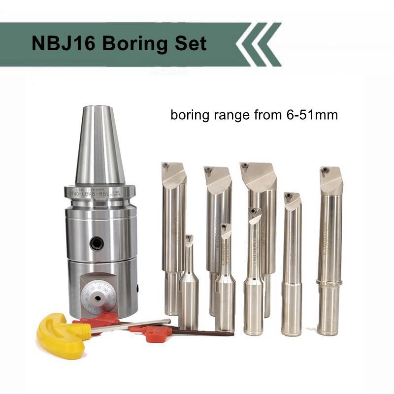 micro fine boring head set bt40 boring machine tool holder rough boring bar cylinder boring head tools